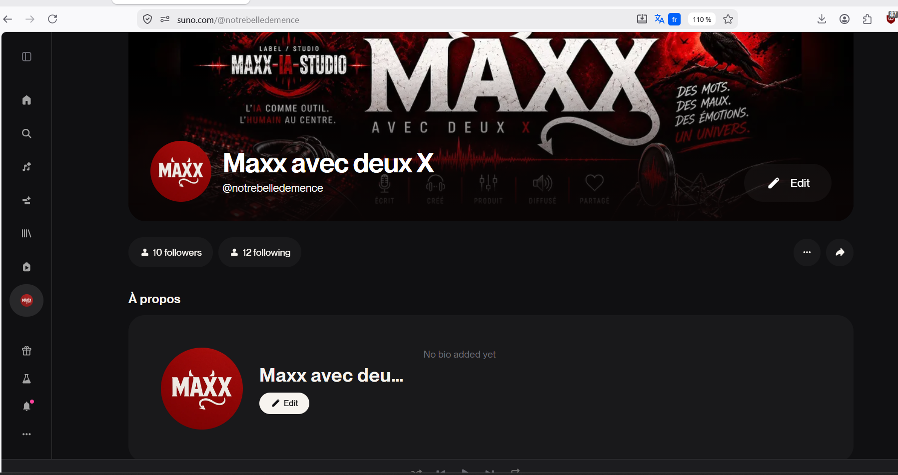Exemple capture profil Suno